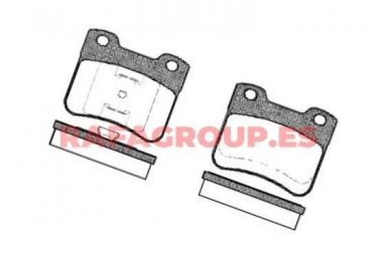 RG6286/1 - Pastillas de freno